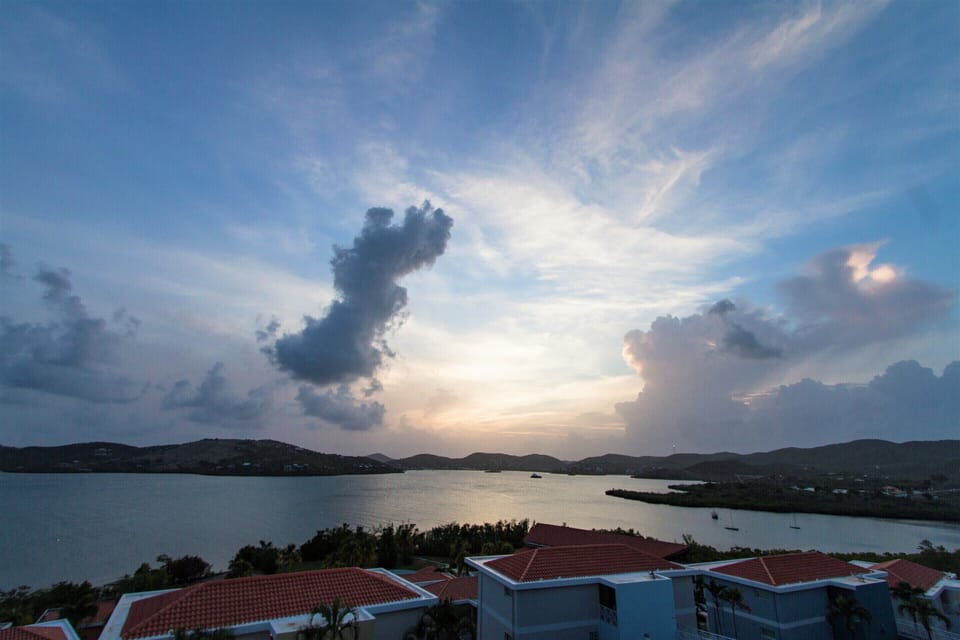 View from the Villa's Balcony