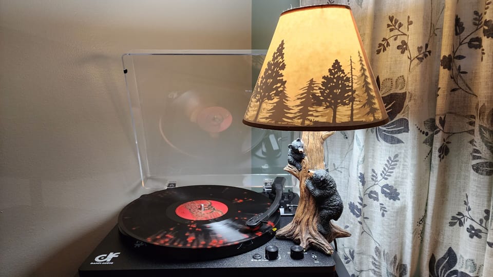 Step into a world of nostalgia with our vintage record player