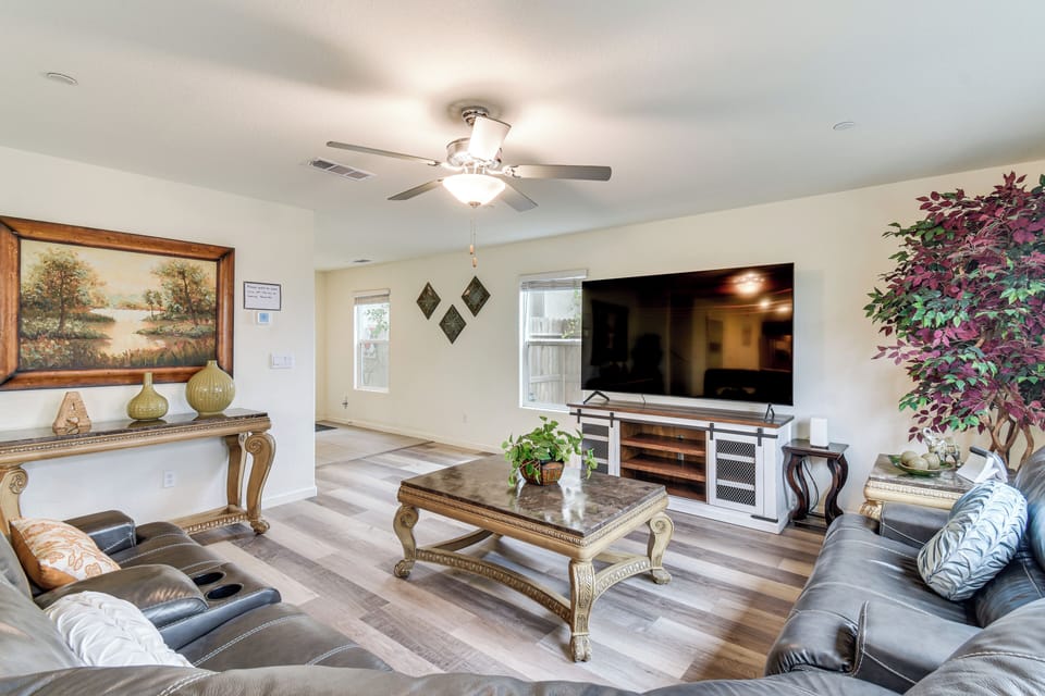 Merced Vacation Rental | 4BR | 2.5BA | Step-Free Entry | 2,554 Sq Ft