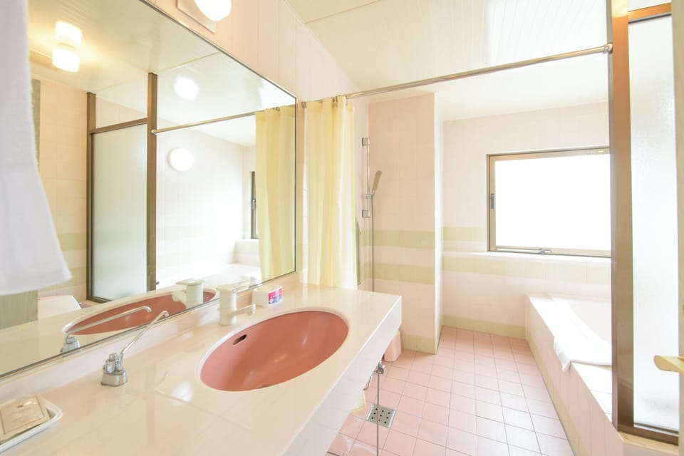 Japanese-Western Style, Special Room, Non Smoking | Bathroom | Combined shower/tub, hair dryer, electronic bidet, towels