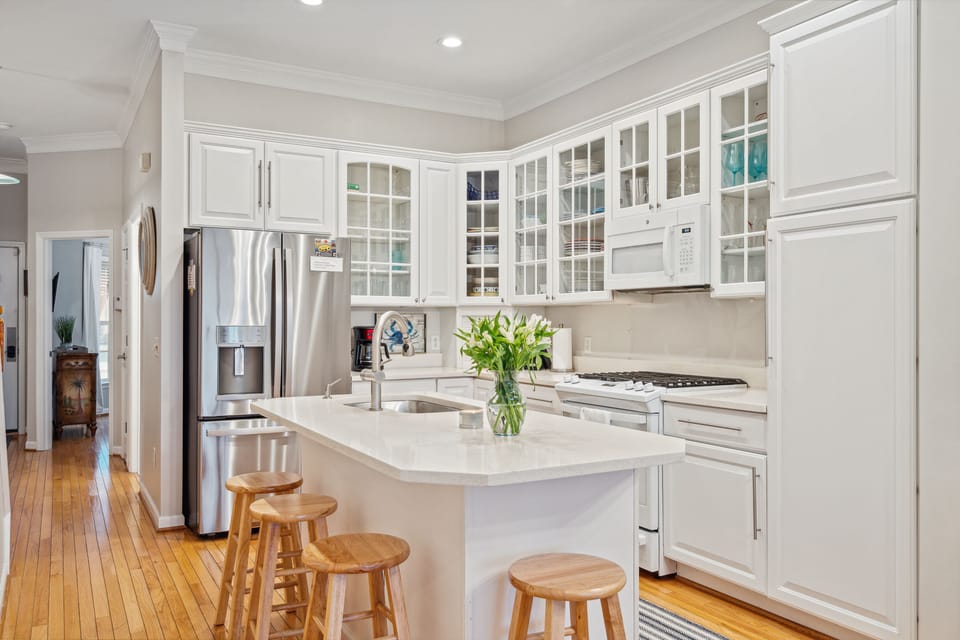 Fully stocked kitchen