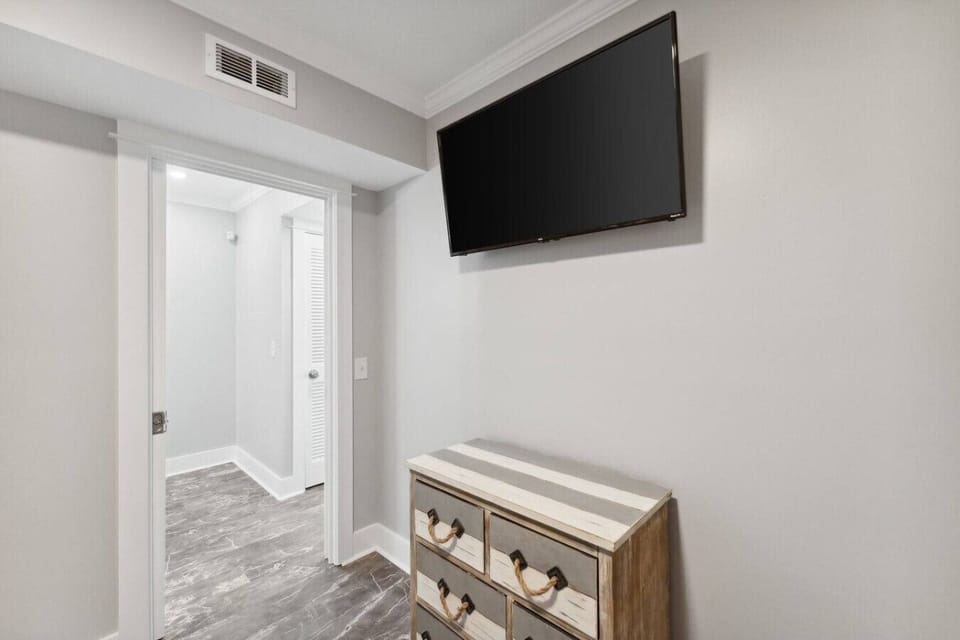 Bedroom 3 with Twin over Full Size Bunk Bed and Flat Screen TV