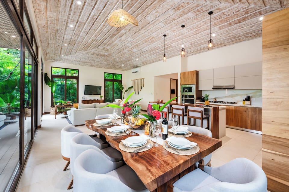 The heart of the home! Kitchen, dining & living all in one.