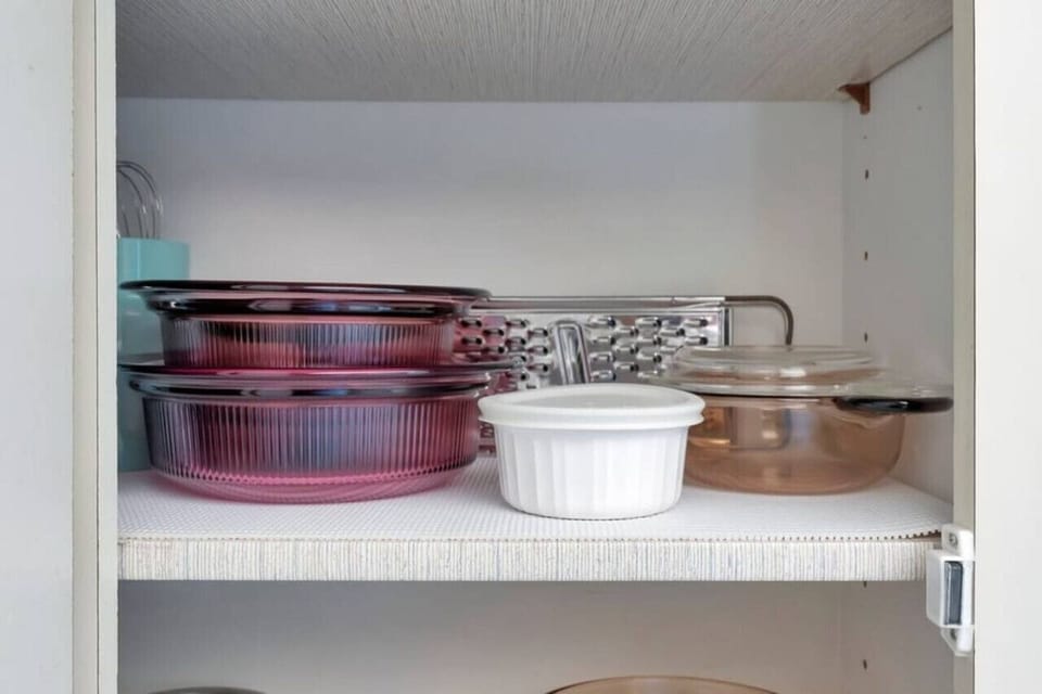 Fully stocked kitchen