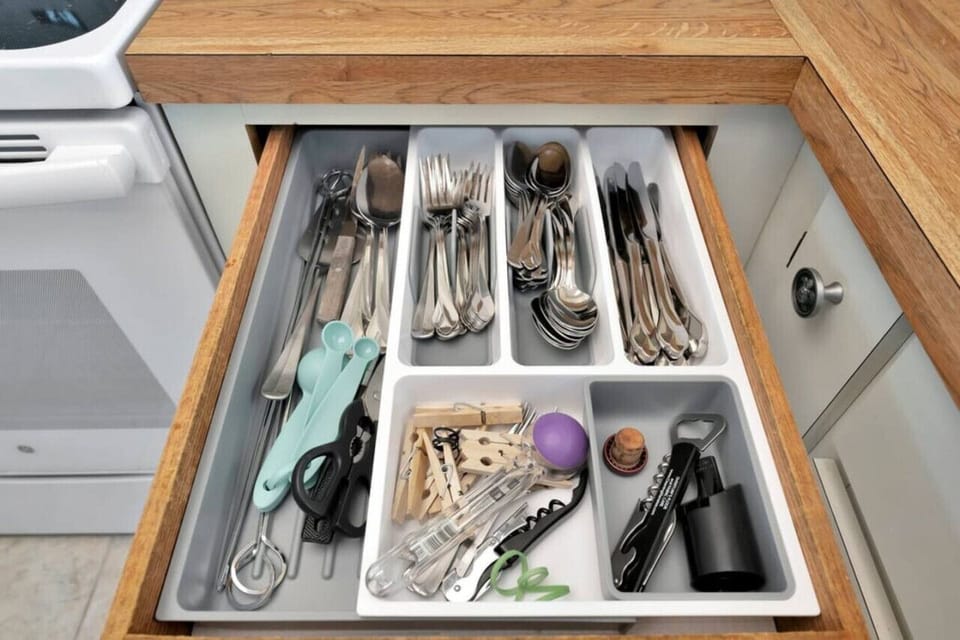 Fully stocked kitchen