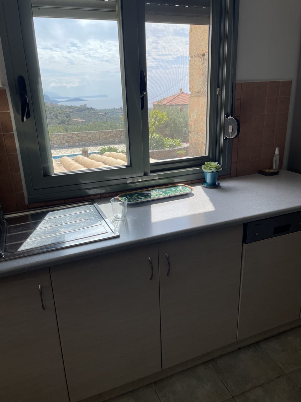 View from kitchen