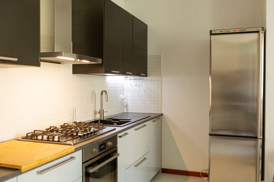 Comfort Apartment | Private kitchen | Full-size fridge, oven, dishwasher, electric kettle
