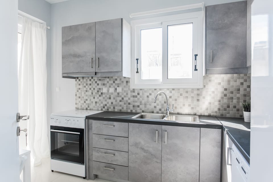 Standard Apartment | Private kitchen | Fridge, oven, stovetop, dishwasher