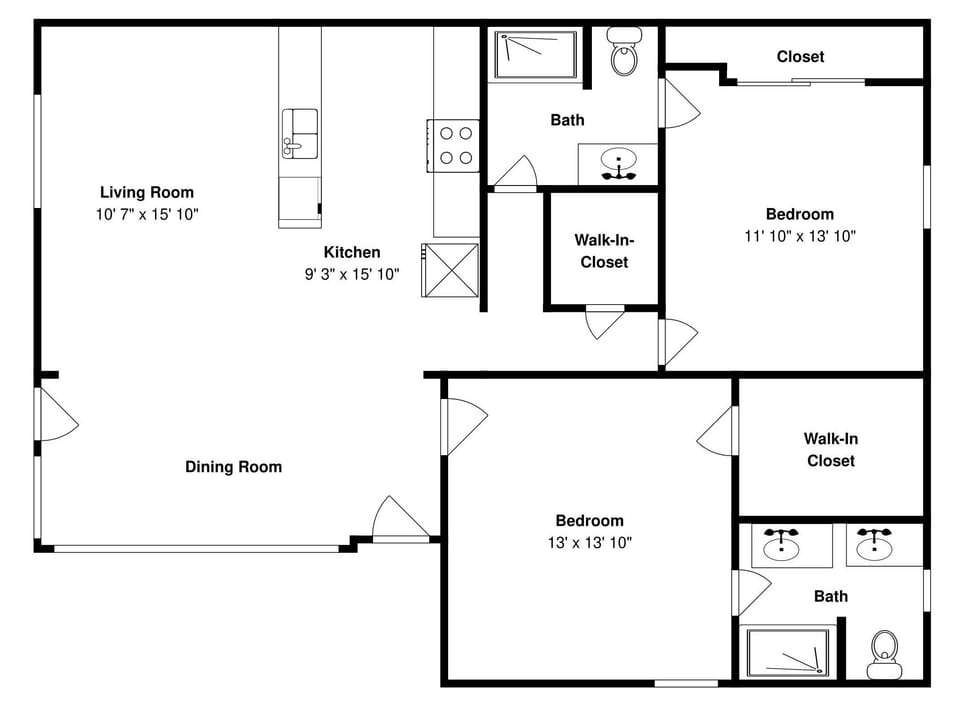 Floor Plan for Sangria Dreams A