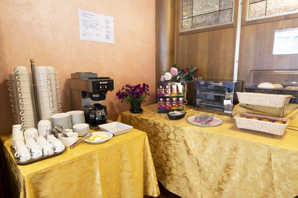 Daily buffet breakfast (EUR 10 per person)