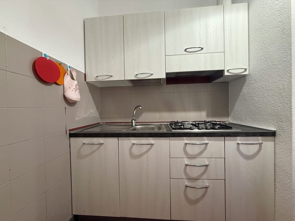 Apartment | Private kitchen | Full-size fridge, stovetop, cookware/dishes/utensils