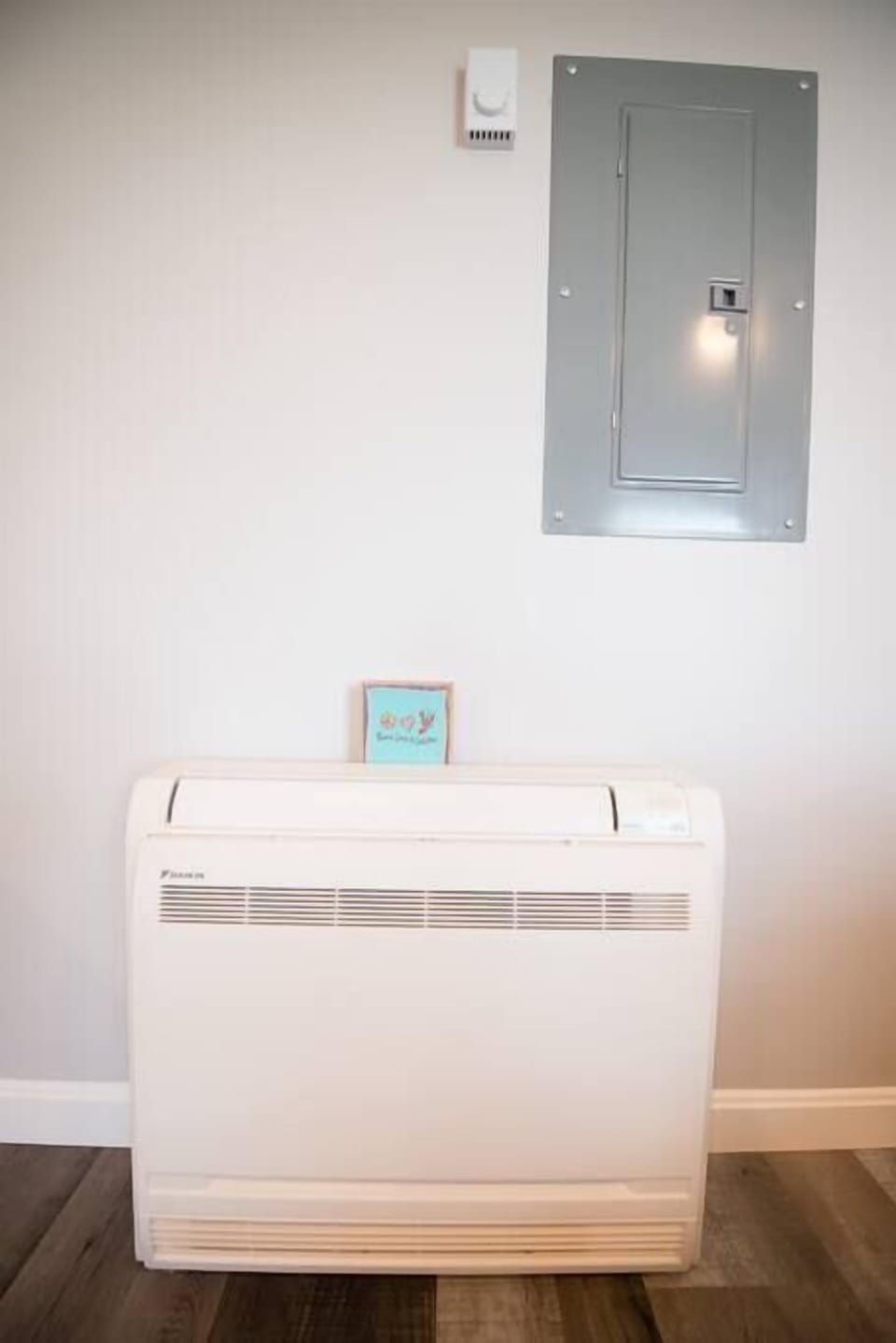 mini split offers cooling and heating options.