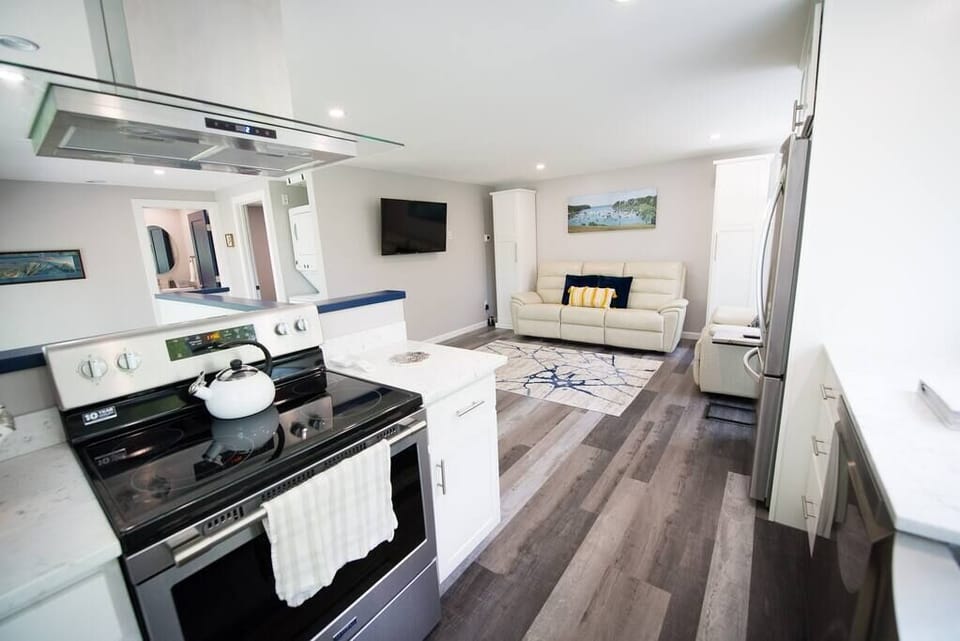 Open concept living space/kitchen 