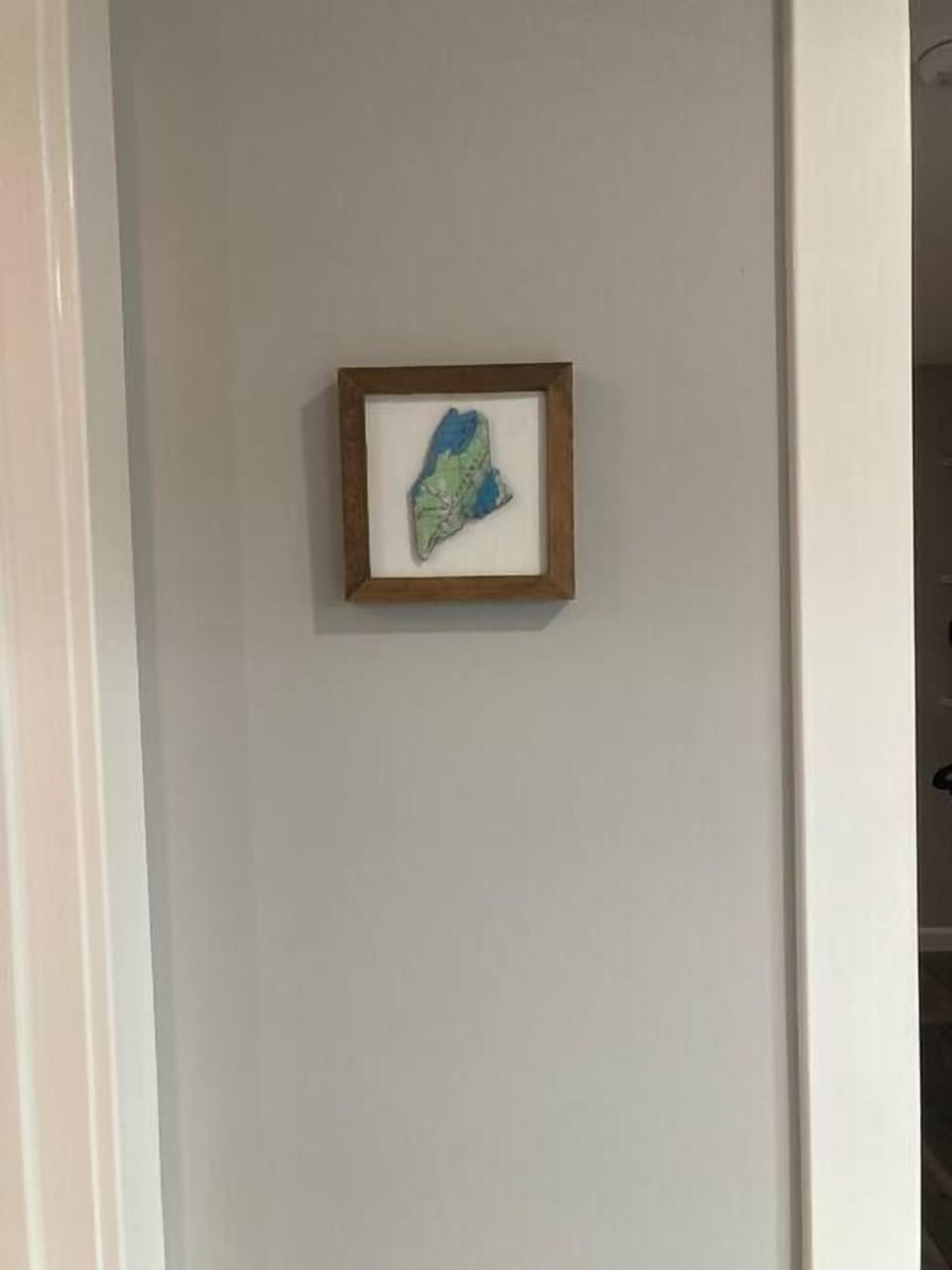 Local artwork throughout the loft