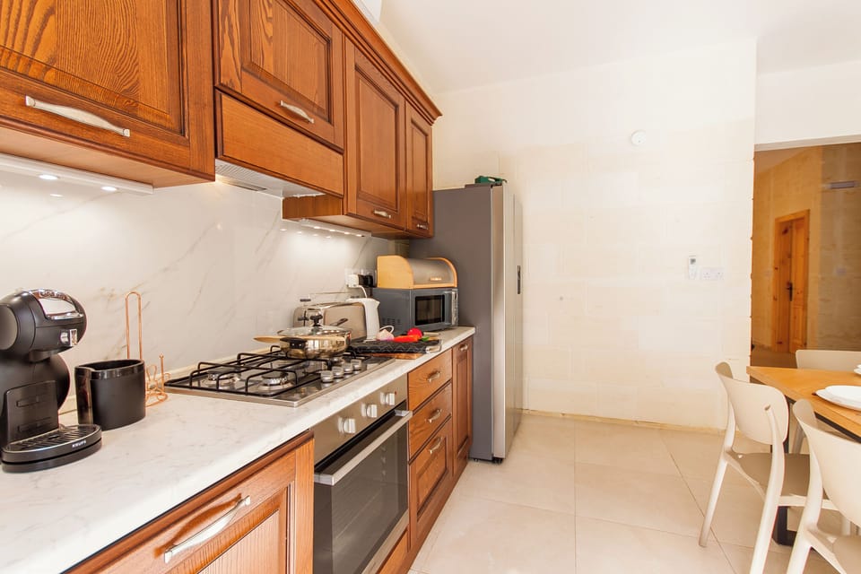 Standard House, Multiple Bedrooms, Refrigerator & Microwave (Nadurija, So Nice Gozitan Villa +) | Private kitchen | Fridge, microwave, oven, stovetop