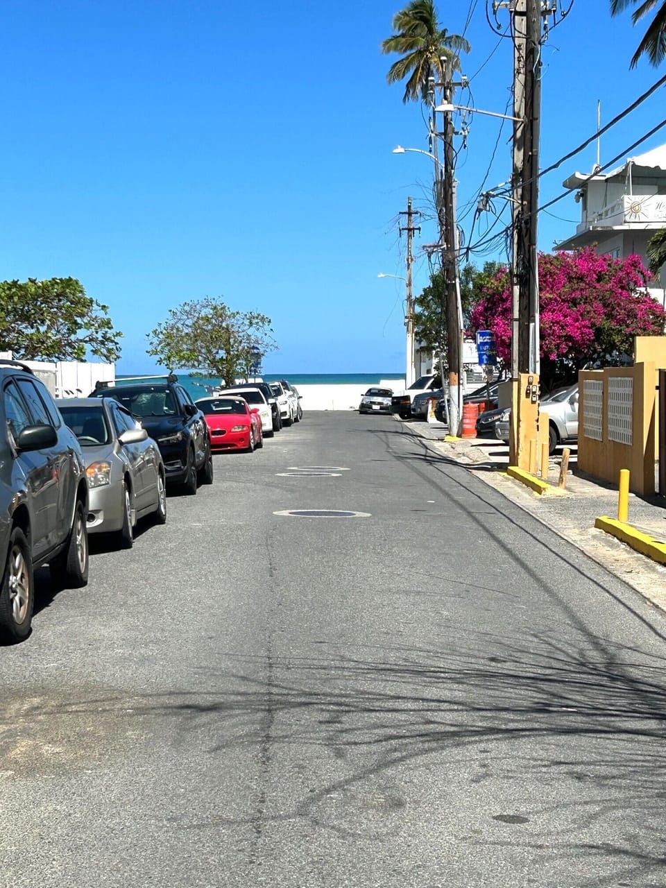 Street infront of the property