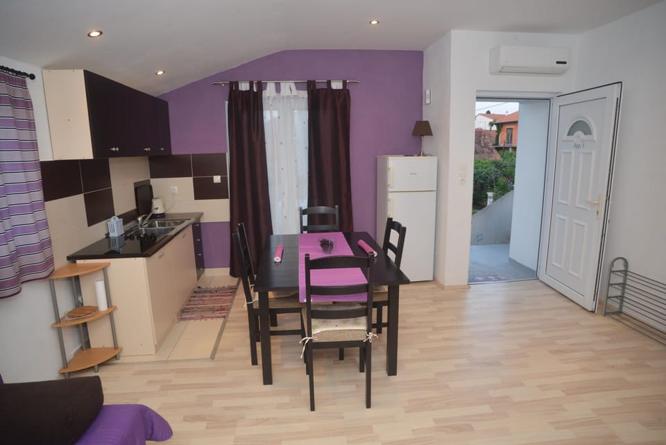 Kitchen and dining area