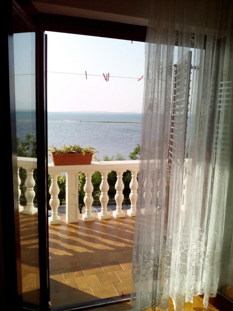 Balcony entrance