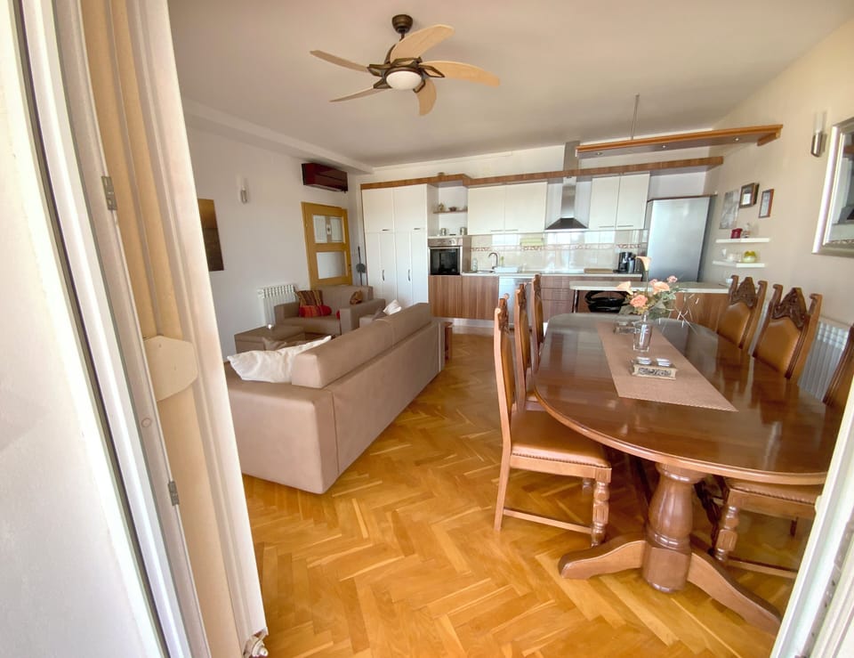 Apartment, Terrace, Ocean View (6) | Living area | 35-inch flat-screen TV with satellite channels, TV