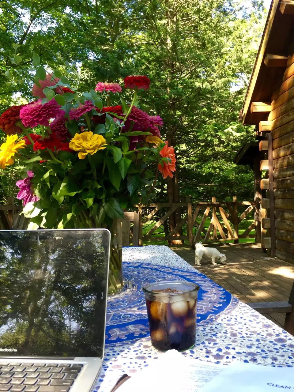 outdoor deck