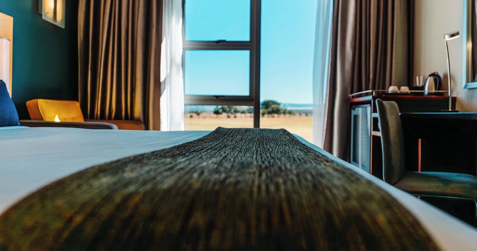 Standard Room | Desk, bed sheets