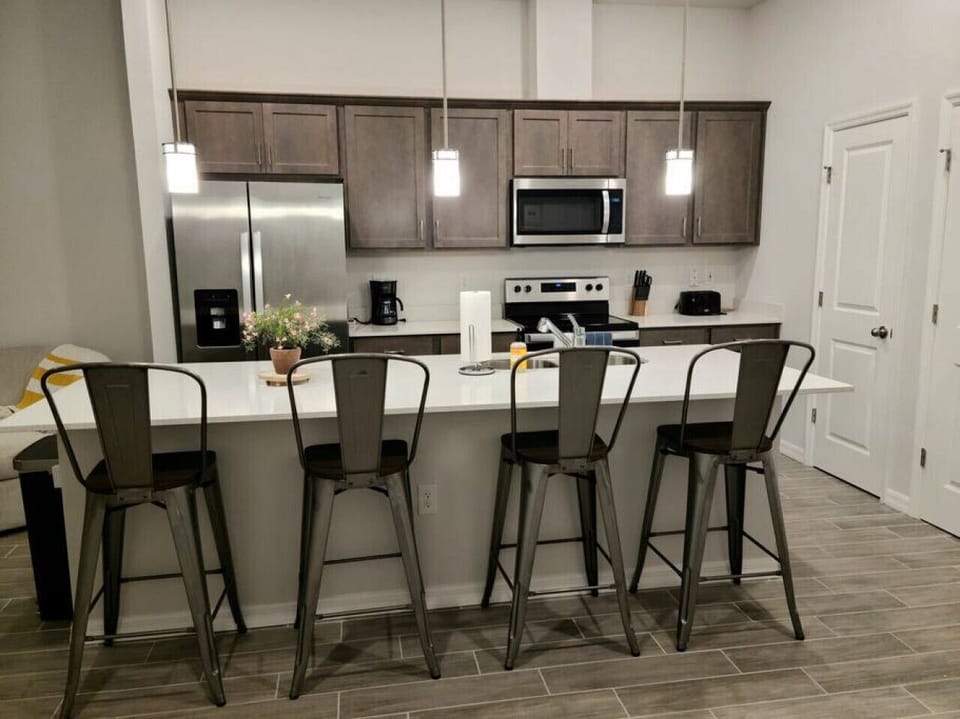 Plenty of seating at kitchen island