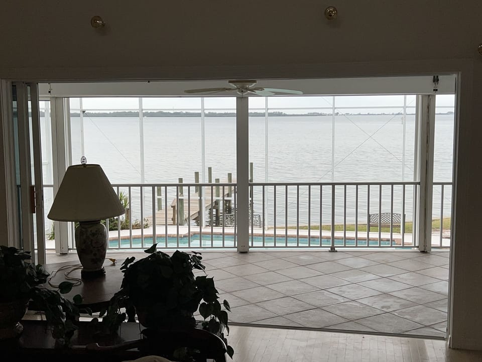 View from living room