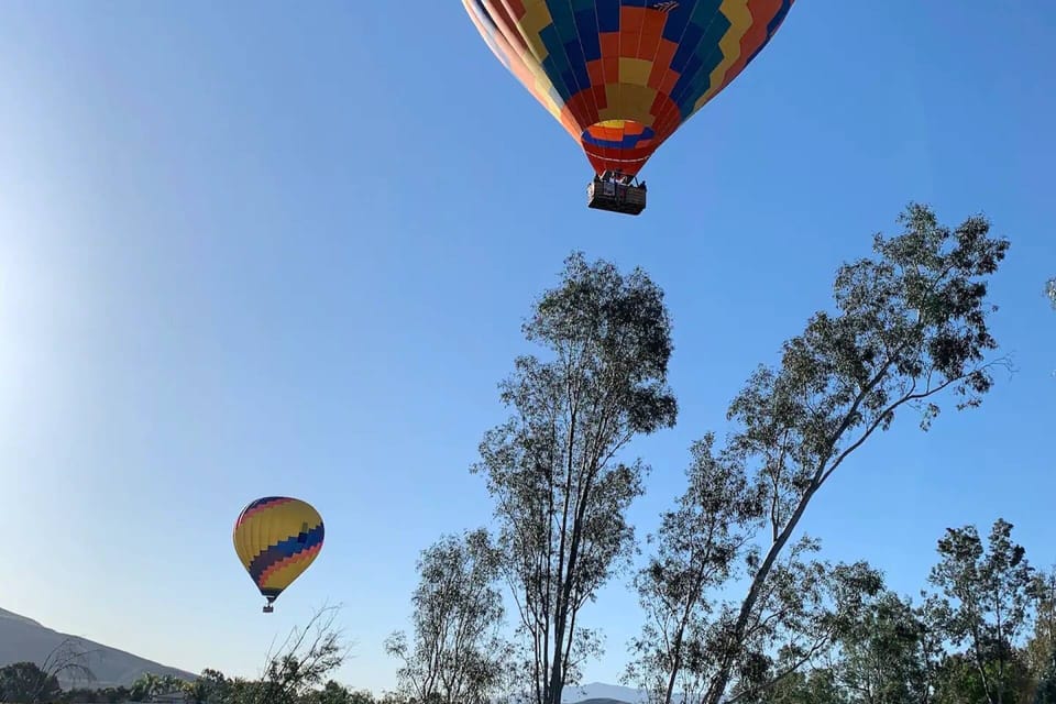 Hot Air Balloon at Wine Country Hilltop Home