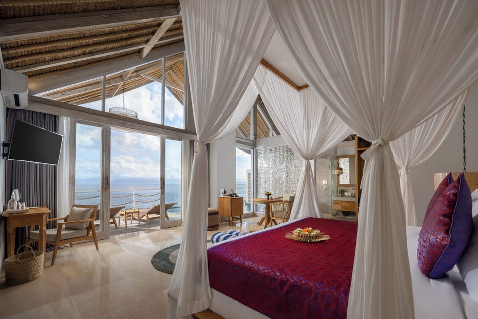 One Bedroom Pool Villa Ocean View with Daily Afternoon Tea | 1 bedroom, premium bedding, down comforters, pillowtop beds