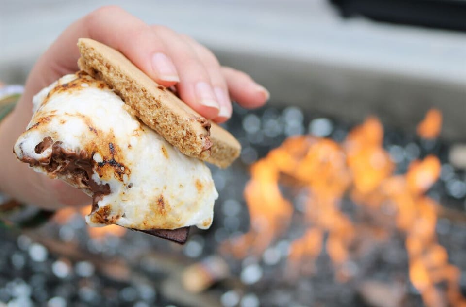 Enjoy S'mores by the Fire Pit