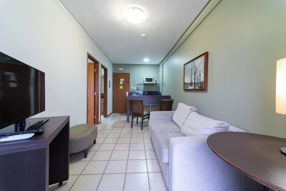City Apartment | Living area | TV