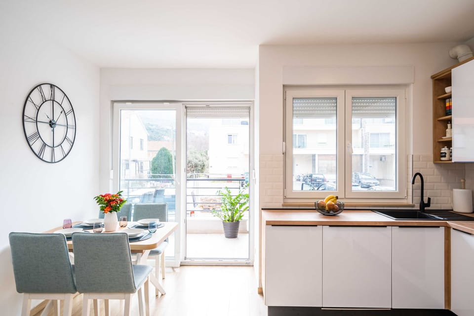 Apartment (Two Bedroom Apartment with Balcony) | Private kitchen | Fridge