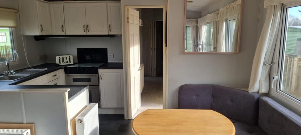 Villa | Private kitchen | Fridge, microwave, oven, stovetop