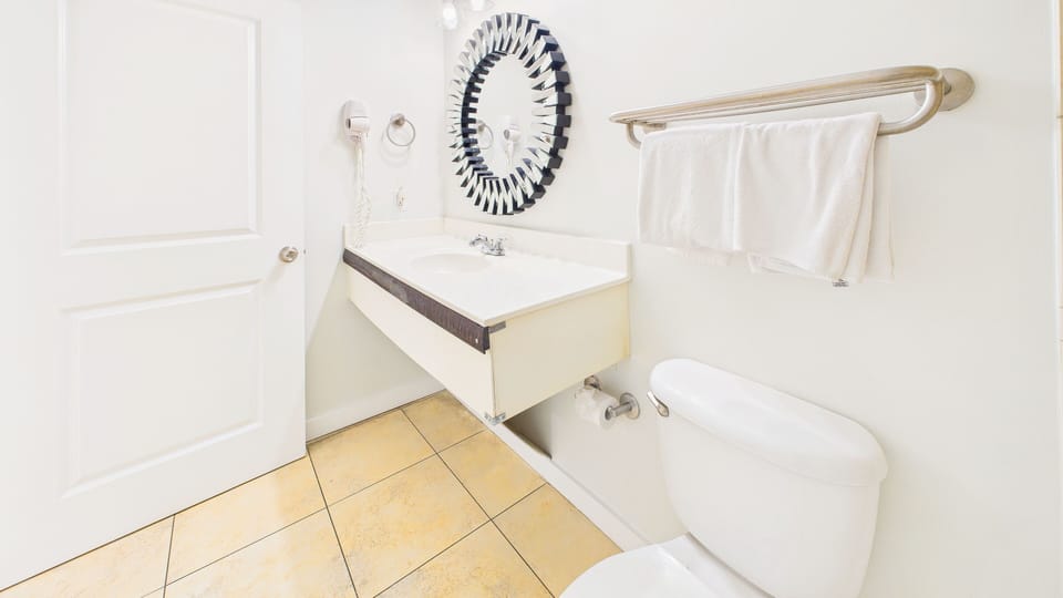 Full bathroom with shower and tub combo