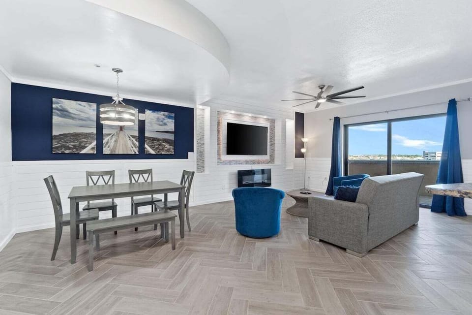 Dining and living room area