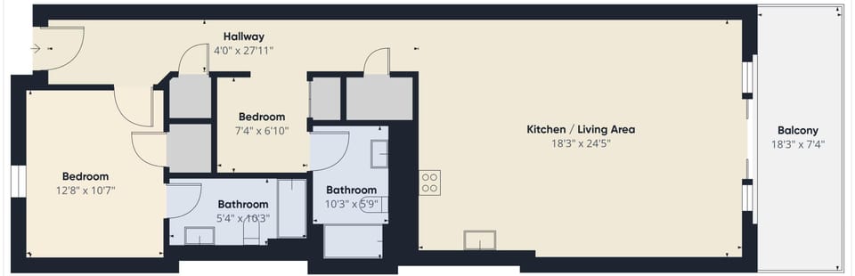 Floor plan of unit