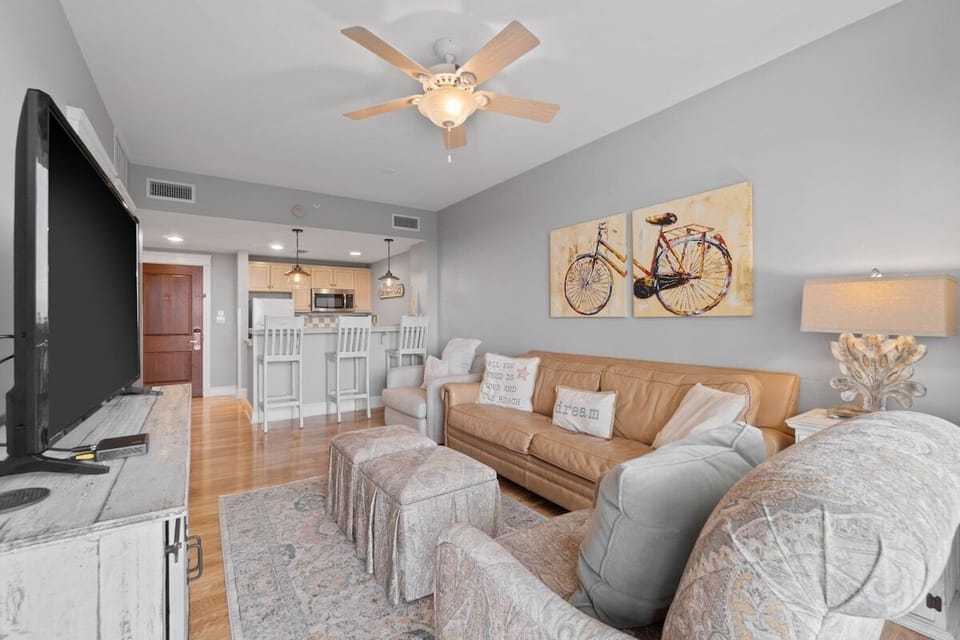 Living room with sleeper sofa