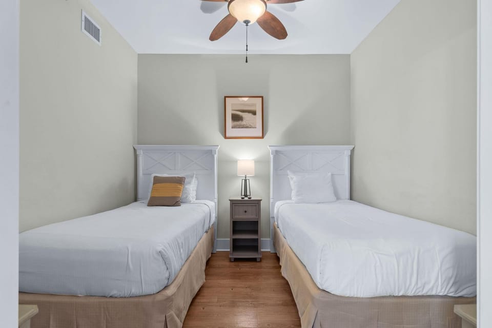 Two twin beds