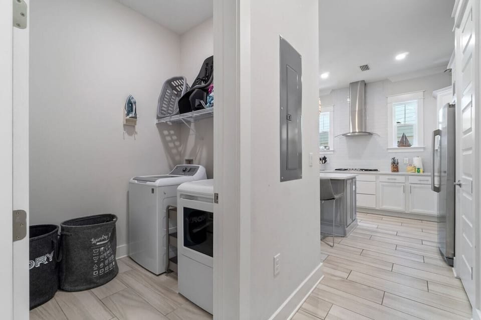 Laundry area