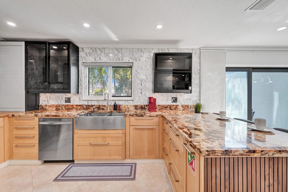 Fully stocked kitchen ready to make all of your favorite meals