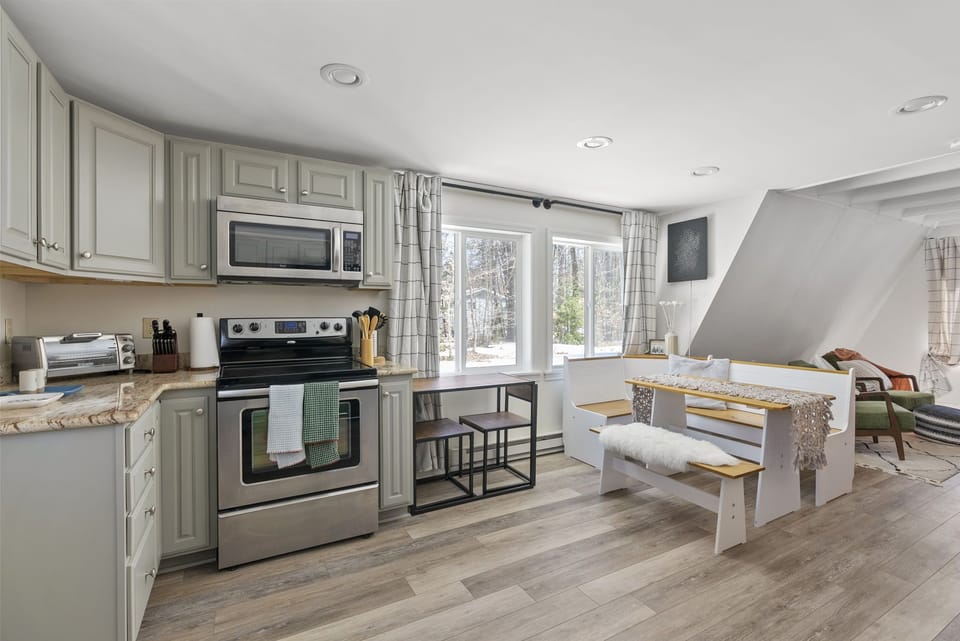 A well-stocked kitchen ready for your home cooked meals