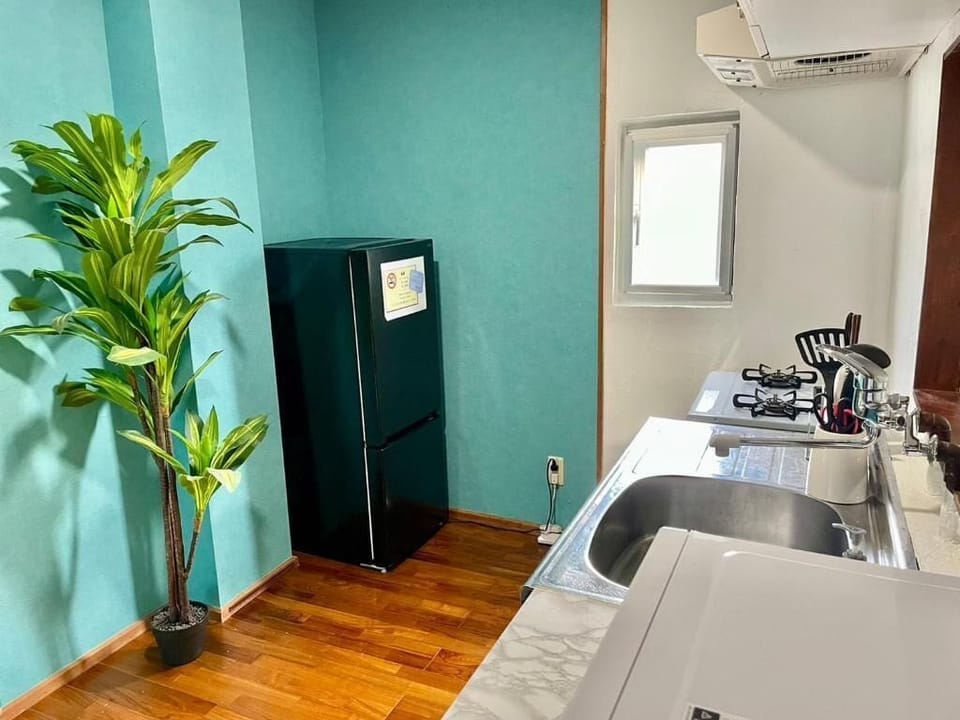 Villa | Private kitchen | Microwave, stovetop, electric kettle, toaster