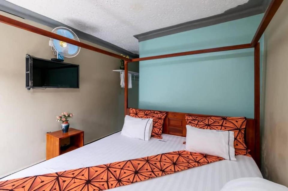 Premium bedding, memory foam beds, free WiFi