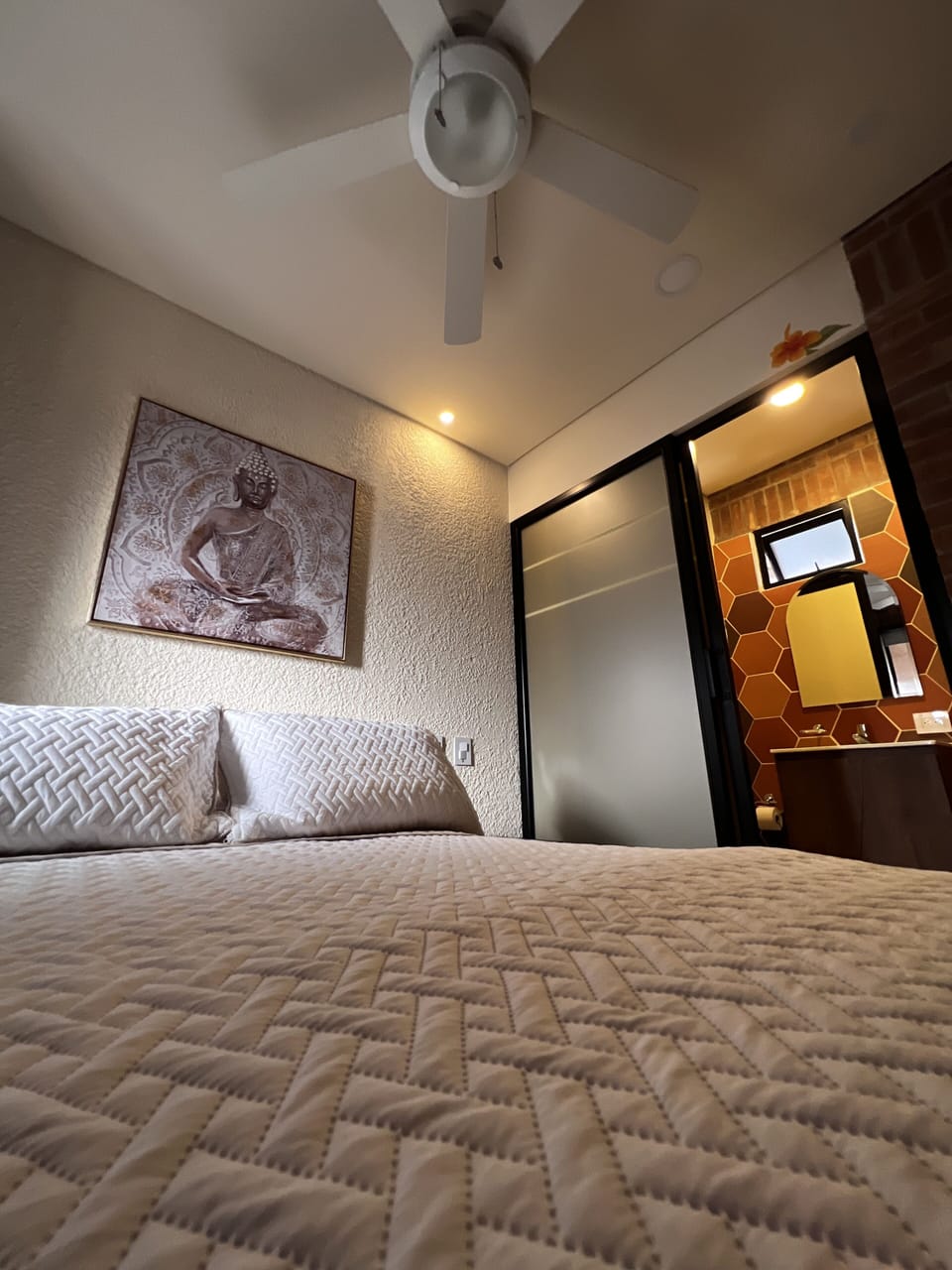 Soundproofing, iron/ironing board (on request), WiFi (free)