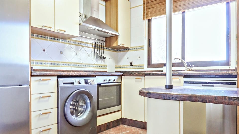 A fully equipped kitchen with all appliances you could require during your stay.