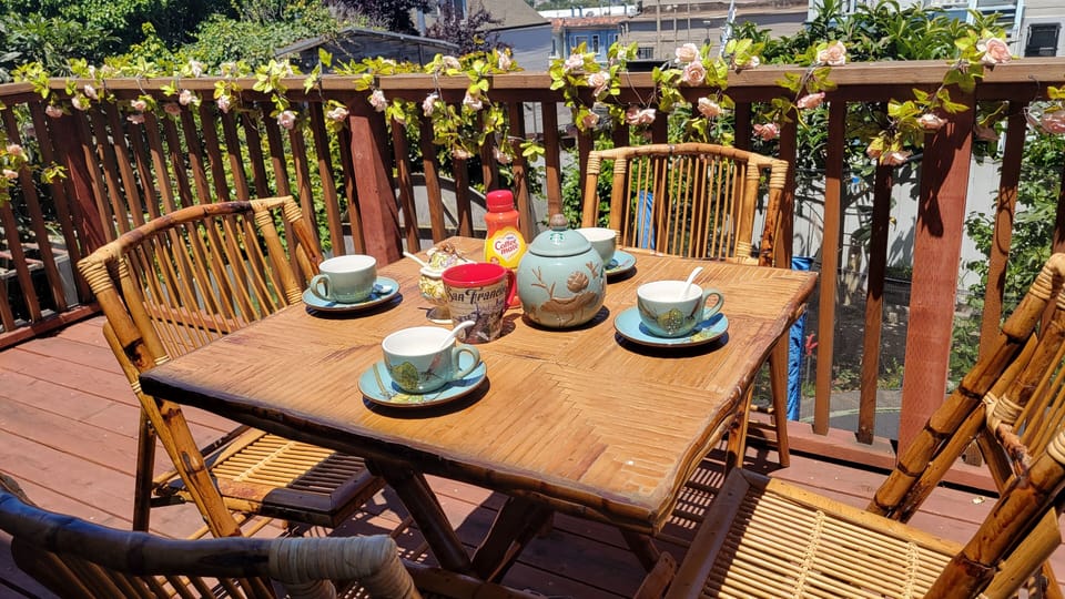 Tea Time on the Deck 