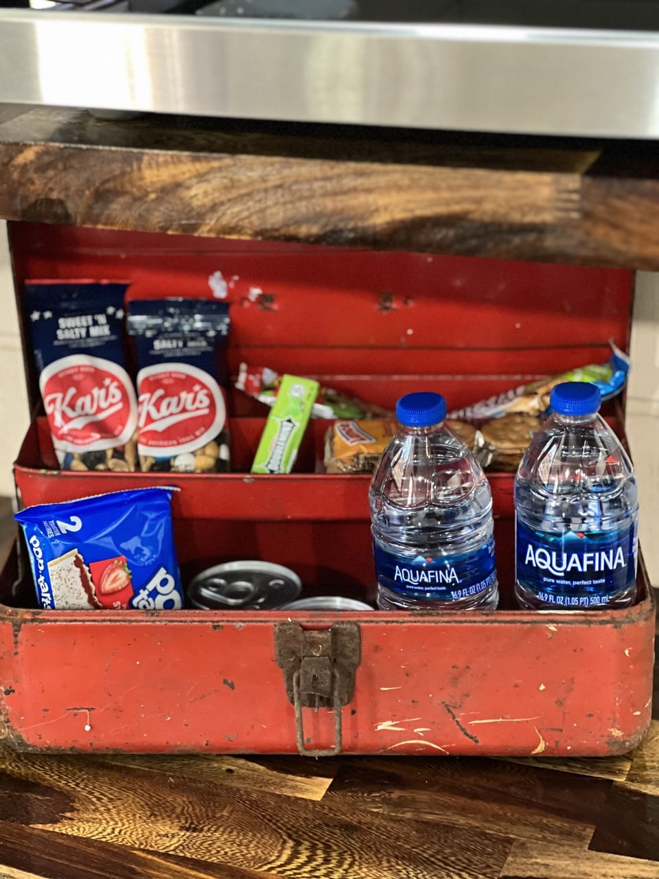 Grab a snack on your way to enjoy the lake!