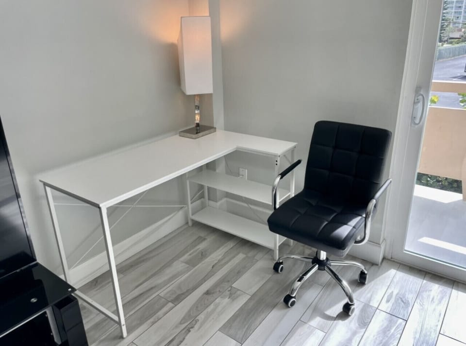 Work space available in Living Room