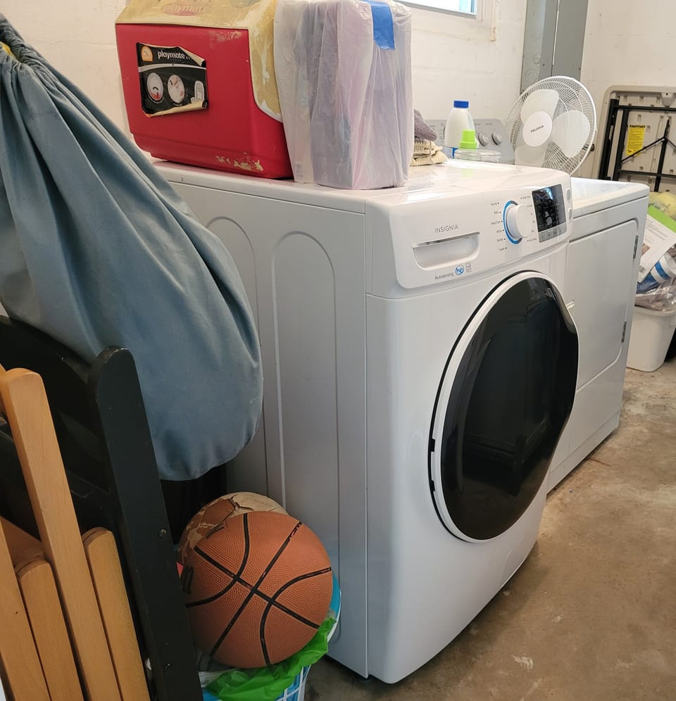 Washer and dryer included