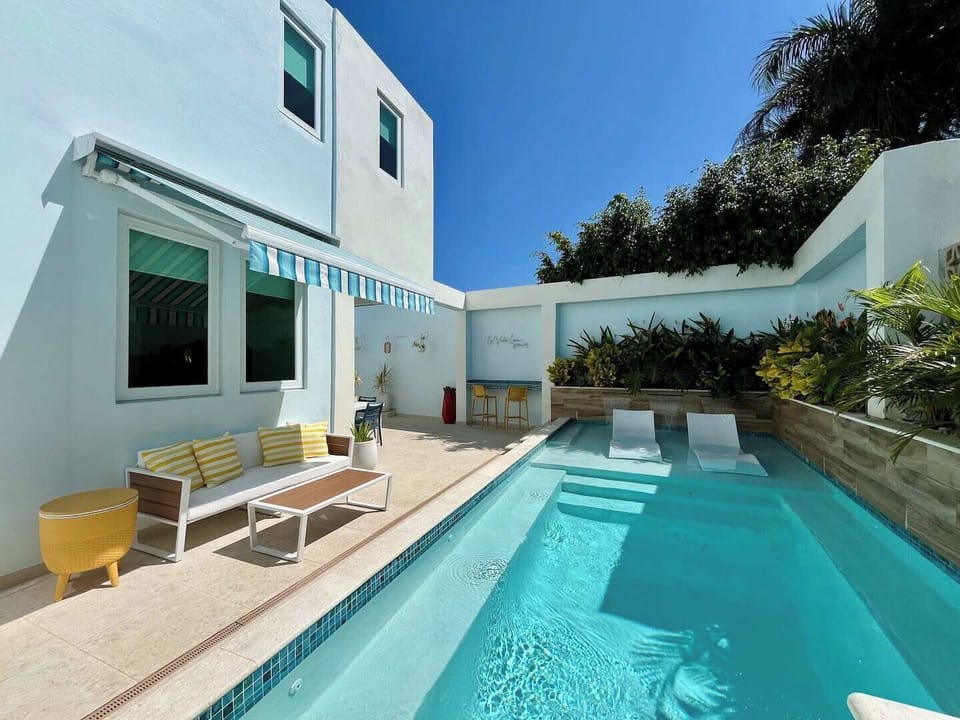 Pool + Patio + Sofa
